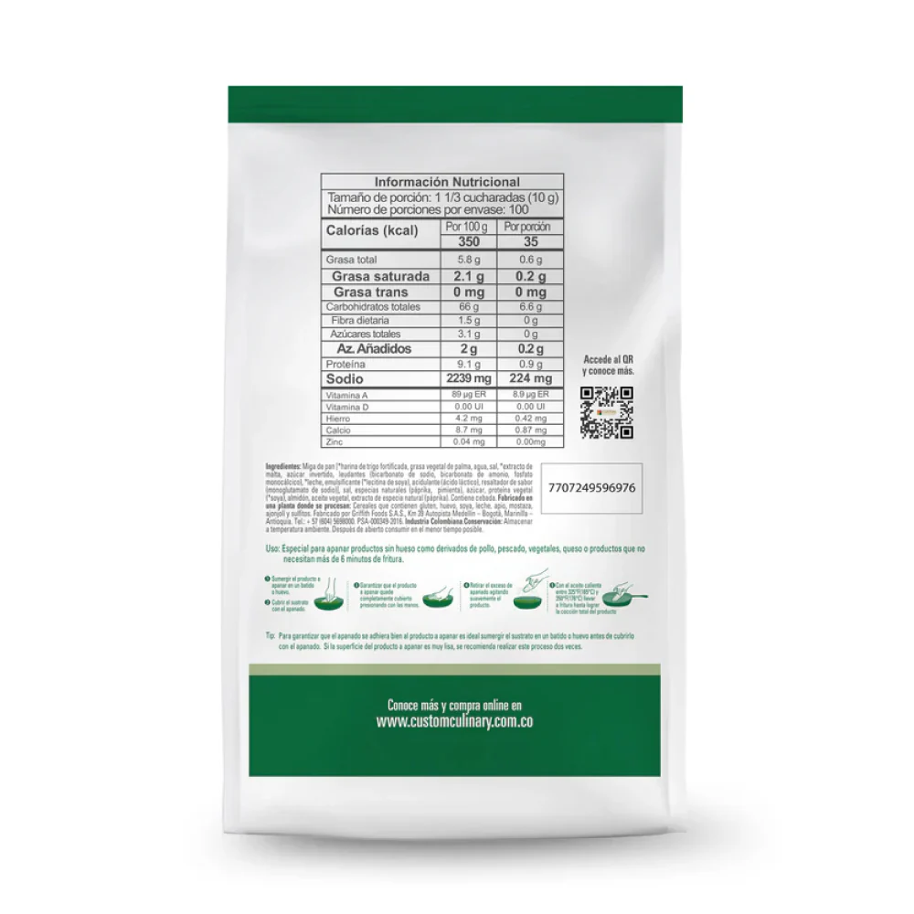 Apanado Custom Culinary Zafrán x 1 Kg - Image 4