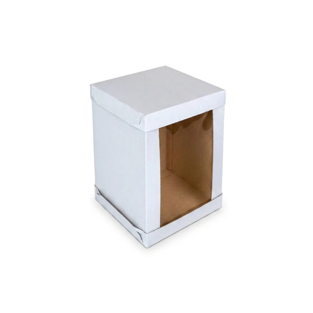 Caja Blanca Torta Acetato 22 X 30 Cm