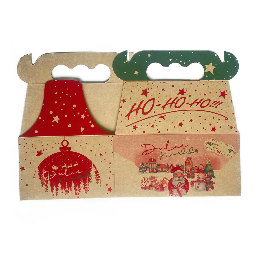 Caja de Cartón Maletín Pequeña Navidad 15,5 X 12 Cm - Image 3
