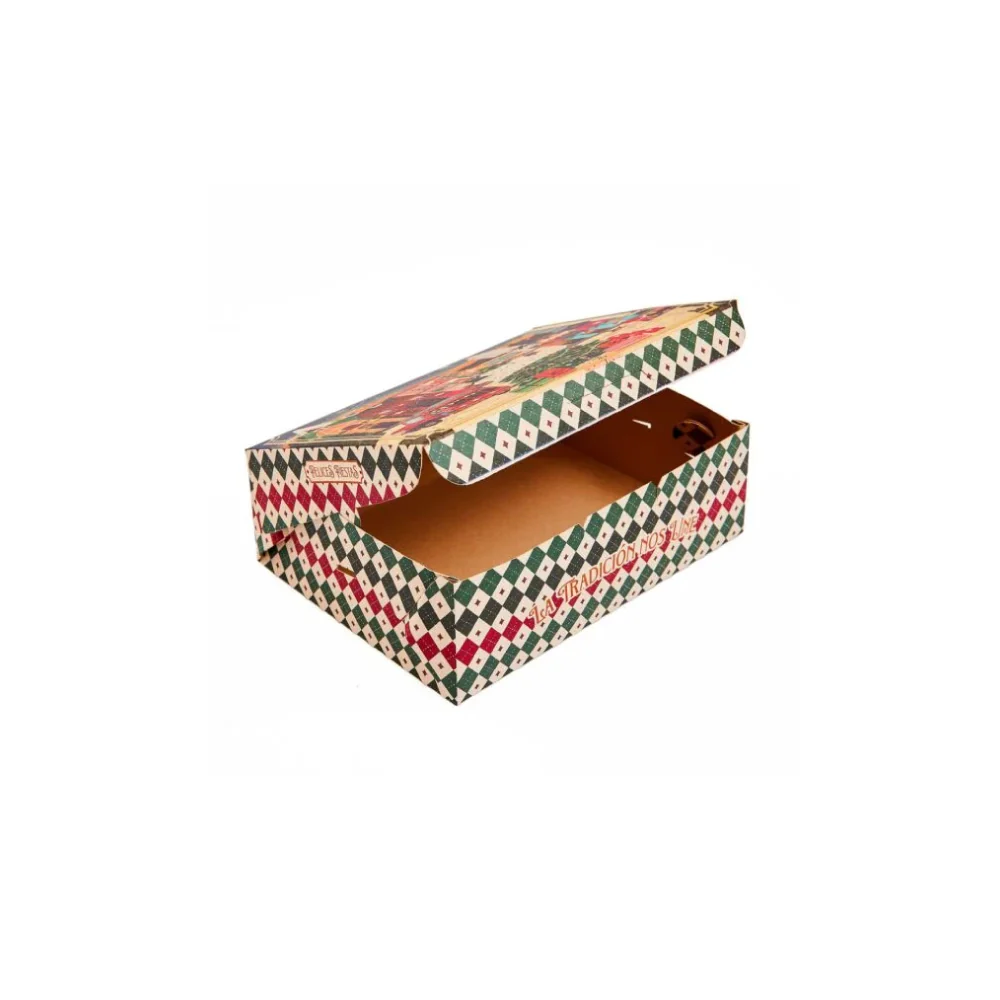 Caja de Cartón Natilla Navidad 15 X 11,5 Cm - Image 3