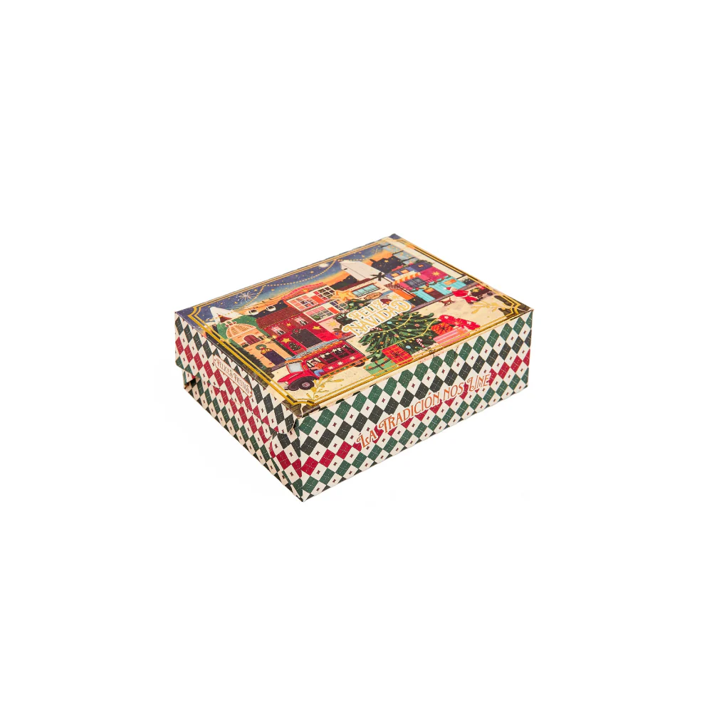 Caja de Cartón Natilla Navidad 15 X 11,5 Cm - Image 4