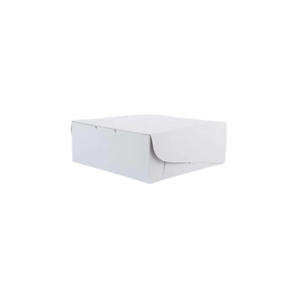 Caja de Cartón para Torta 25 x 25 x 10 Blanca/Kraft - Image 3