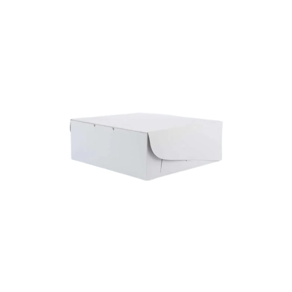 Caja de Cartón para Torta 25 x 25 x 10 Blanca/Kraft - Image 7