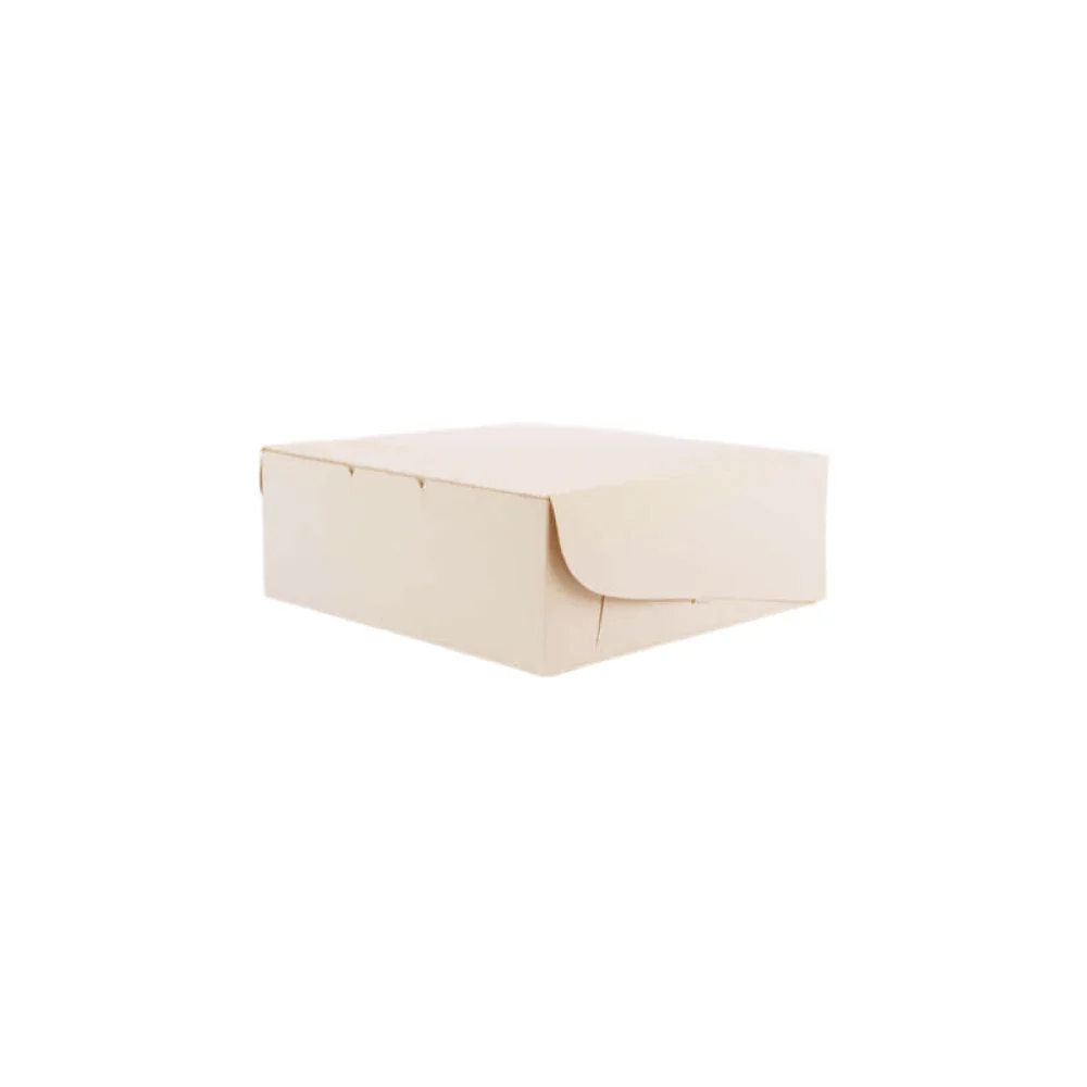 Caja de Cartón para Torta 25 x 25 x 10 Blanca/Kraft - Image 9