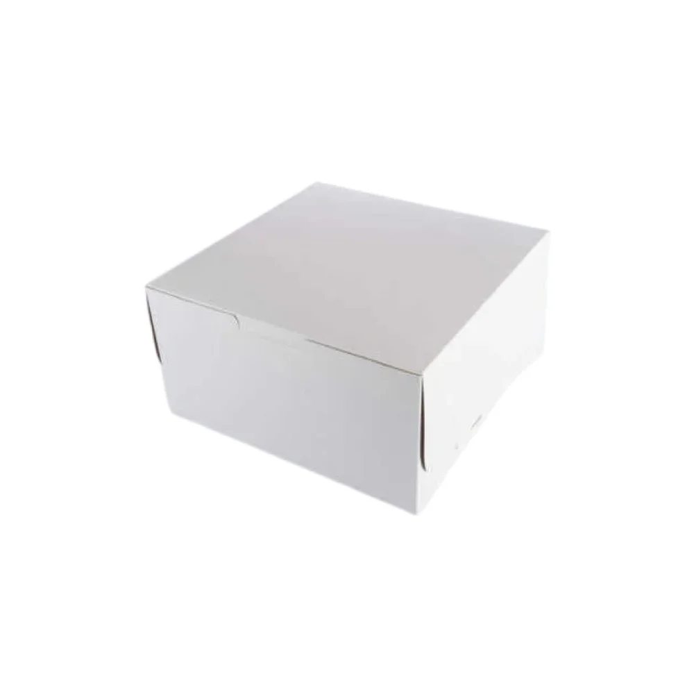 Caja de Cartón Torta 30 X 30 X 16 Blanca - Image 5