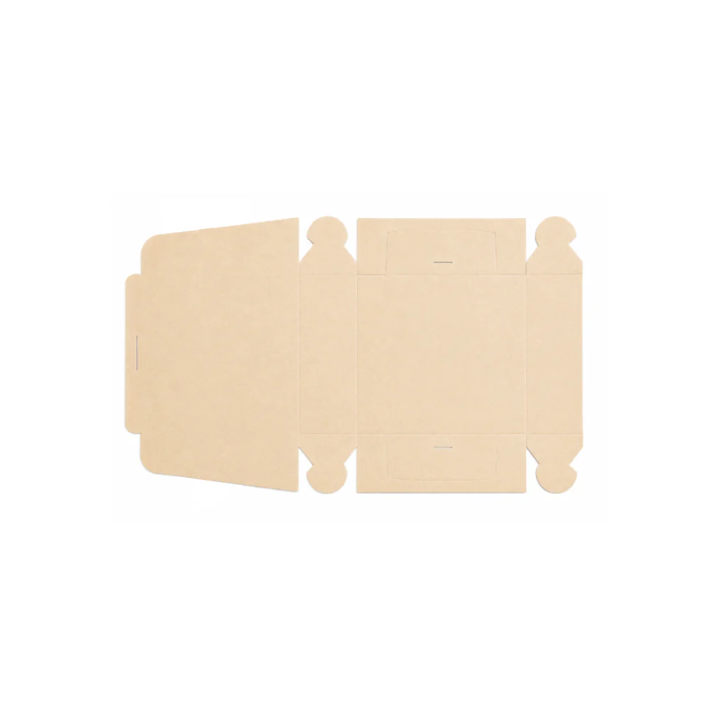 Caja de Cartón para Torta 34 x 34 x 11 cm Blanca/Kraft - Image 3