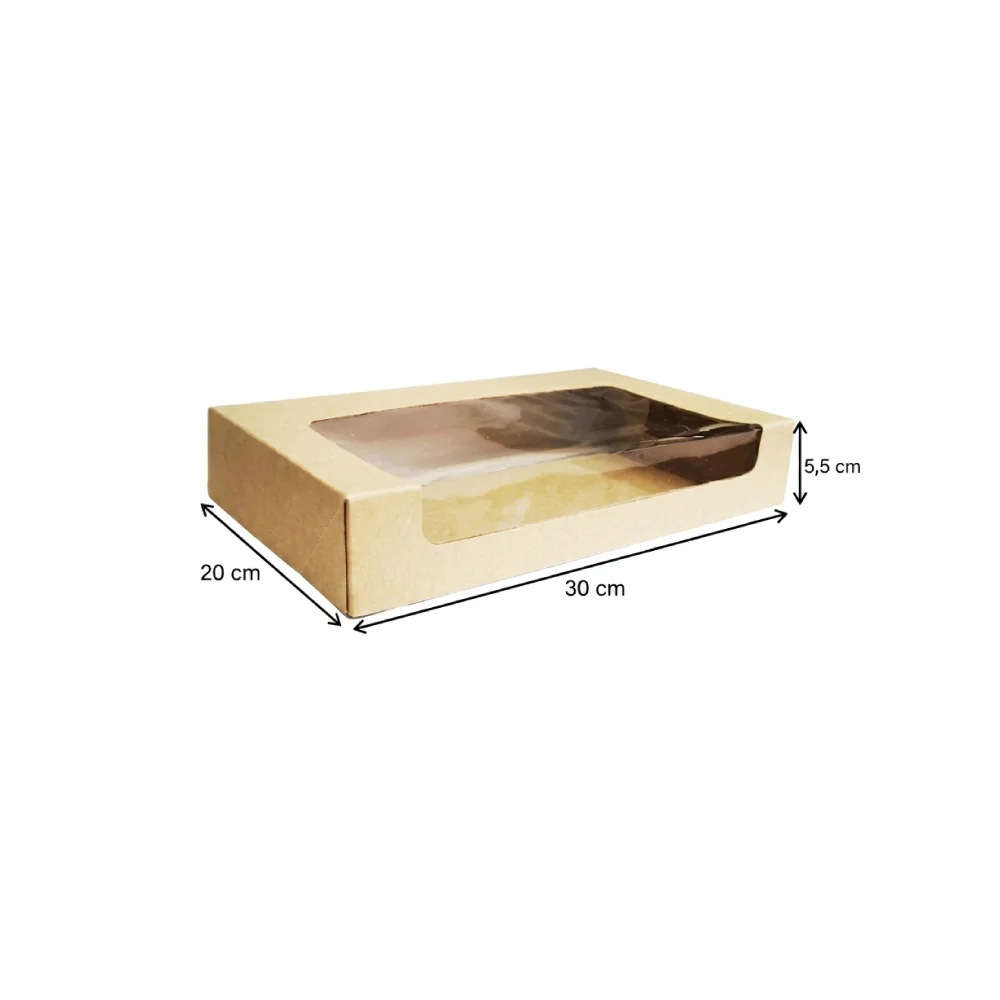 Caja Cartón Ventana Dona X Und.