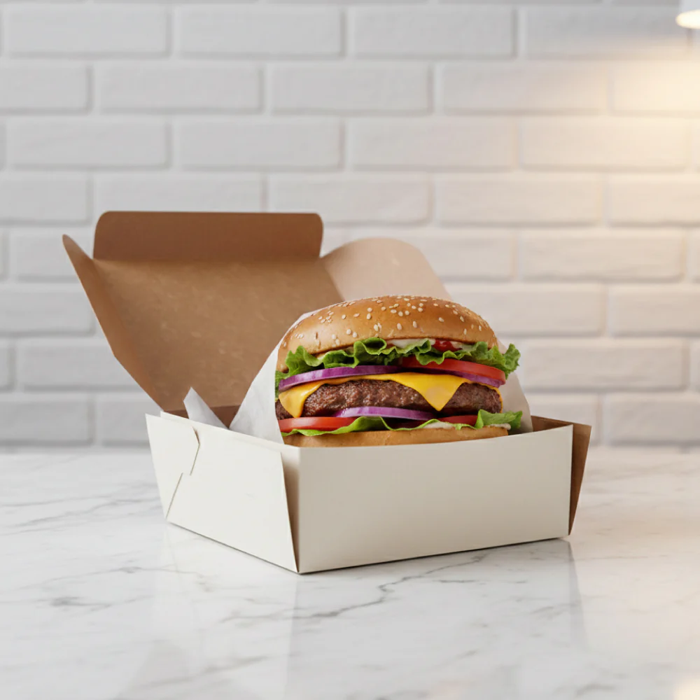 Caja Hamburguesa (20 x 15 x 7.5 cm) Unidad - Image 2