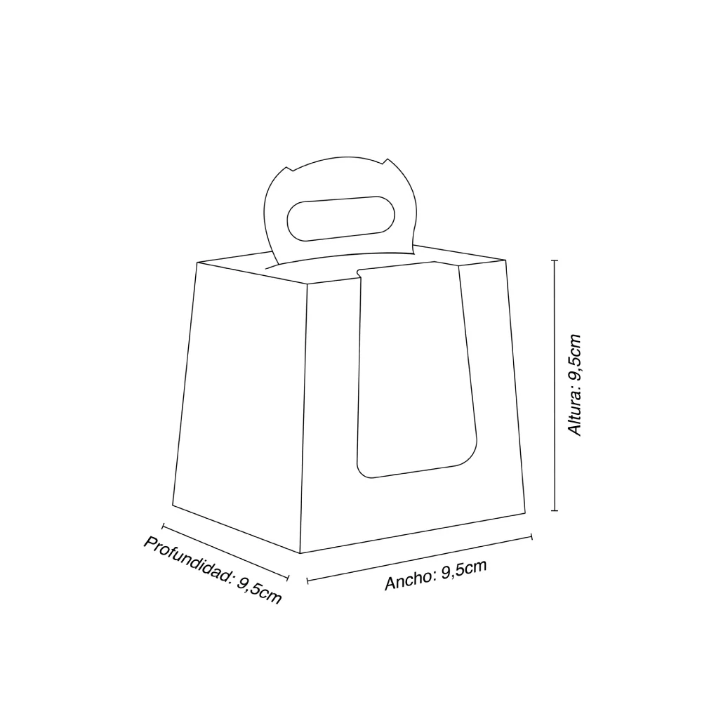 Caja Navidad Maletín Muffin Unidad - Image 4