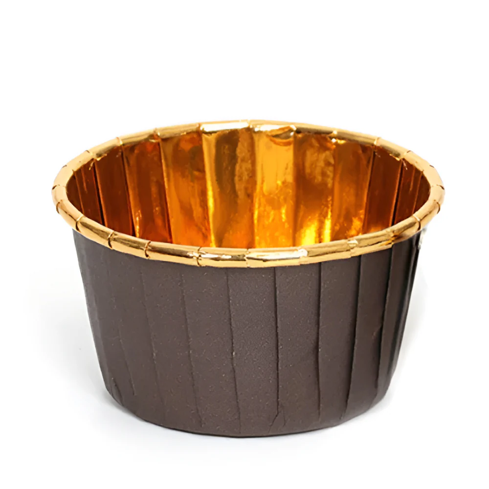 Capacillo Doble Color Negro y Dorado N°5 25 Unds. - Image 2