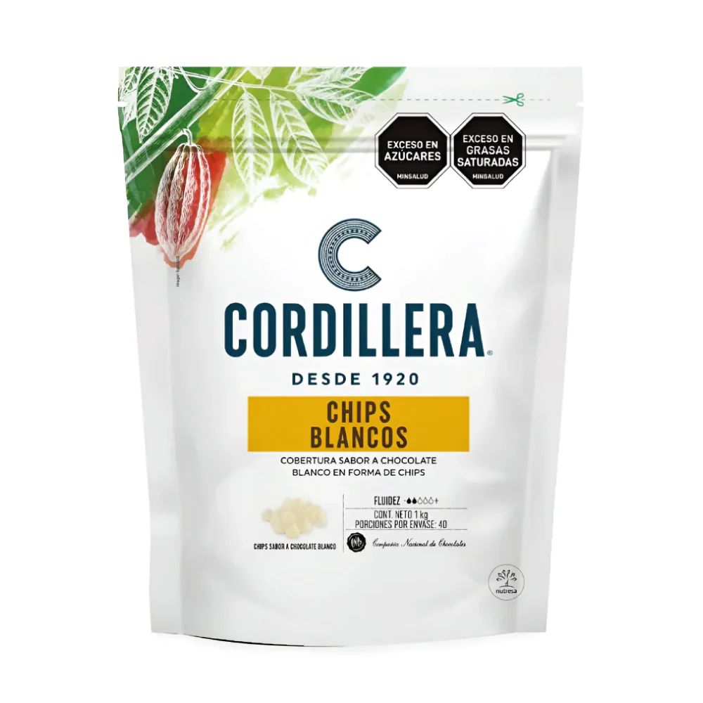 Chips Chocolate Blanco Cordillera x 1 Kg - Image 3