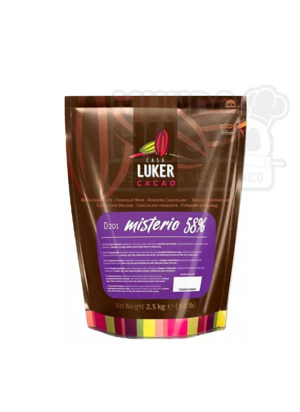 Chocolate Real Semiamargo Misterio 58% Cacao x 2.5 Kg Luker - Image 2