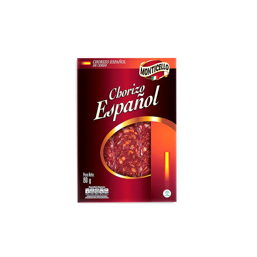 Chorizo Español Monticello 80 Gr
