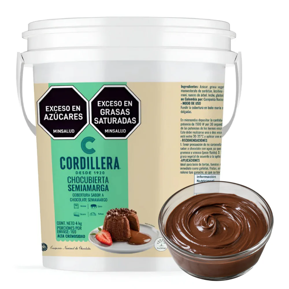 Chocubierta Semiamarga Cremosa x 4 Kg