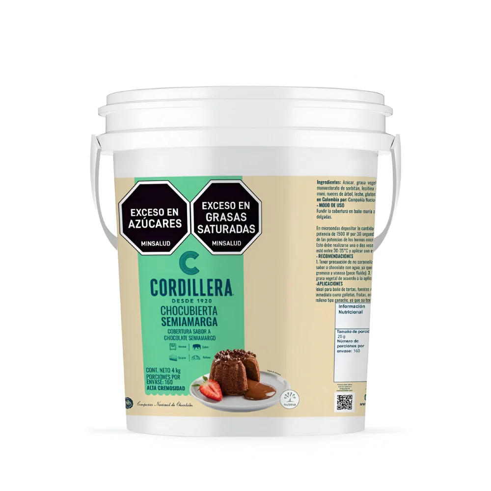 Chocubierta Semiamarga Cremosa x 4 Kg - Image 2