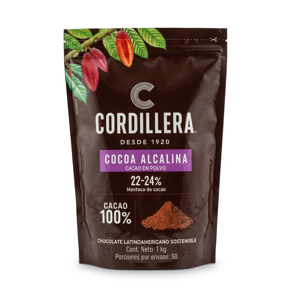 Cocoa Alcalina Cordillera 22 - 24% 1 Kg - Image 2