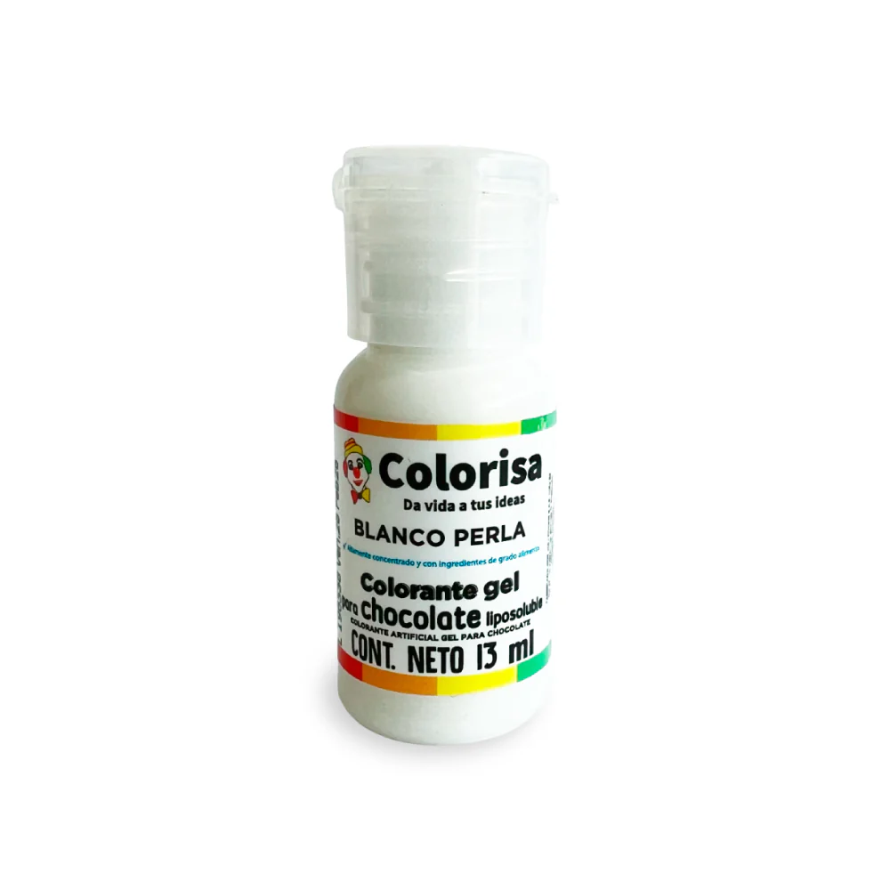 Colorante Blanco Perla para Chocolate x 13 Ml Colorisa