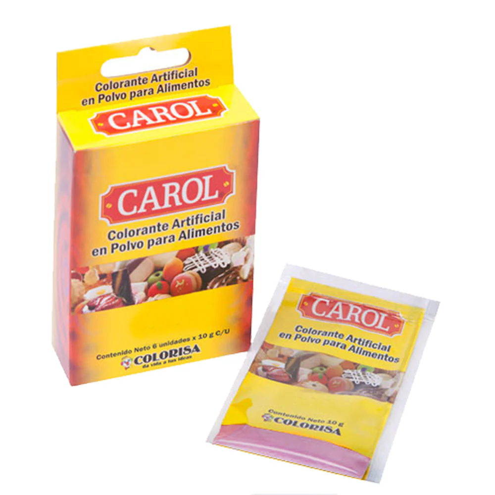 Colorante en Polvo Para Alimentos Fucsia x 10 Gr Carol