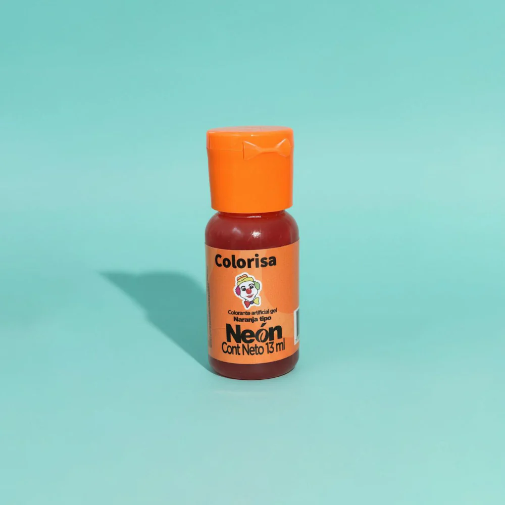 Colorante Gel Naranja Neón Colorisa 13 ML