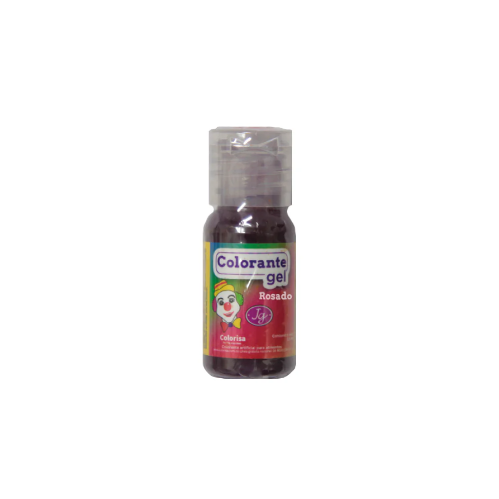 Colorante Gel Rosado Colorisa 13 ml