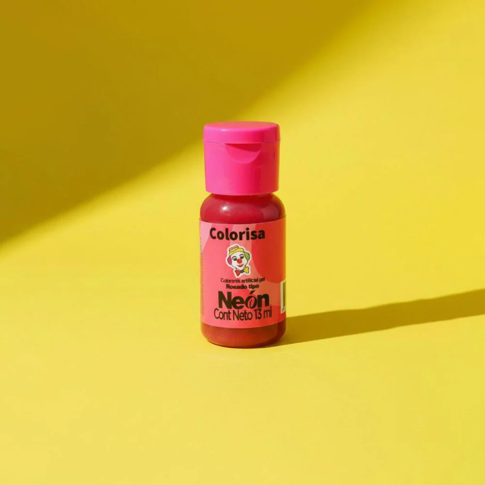 Colorante Gel Rosado Neón Colorisa 13 ML