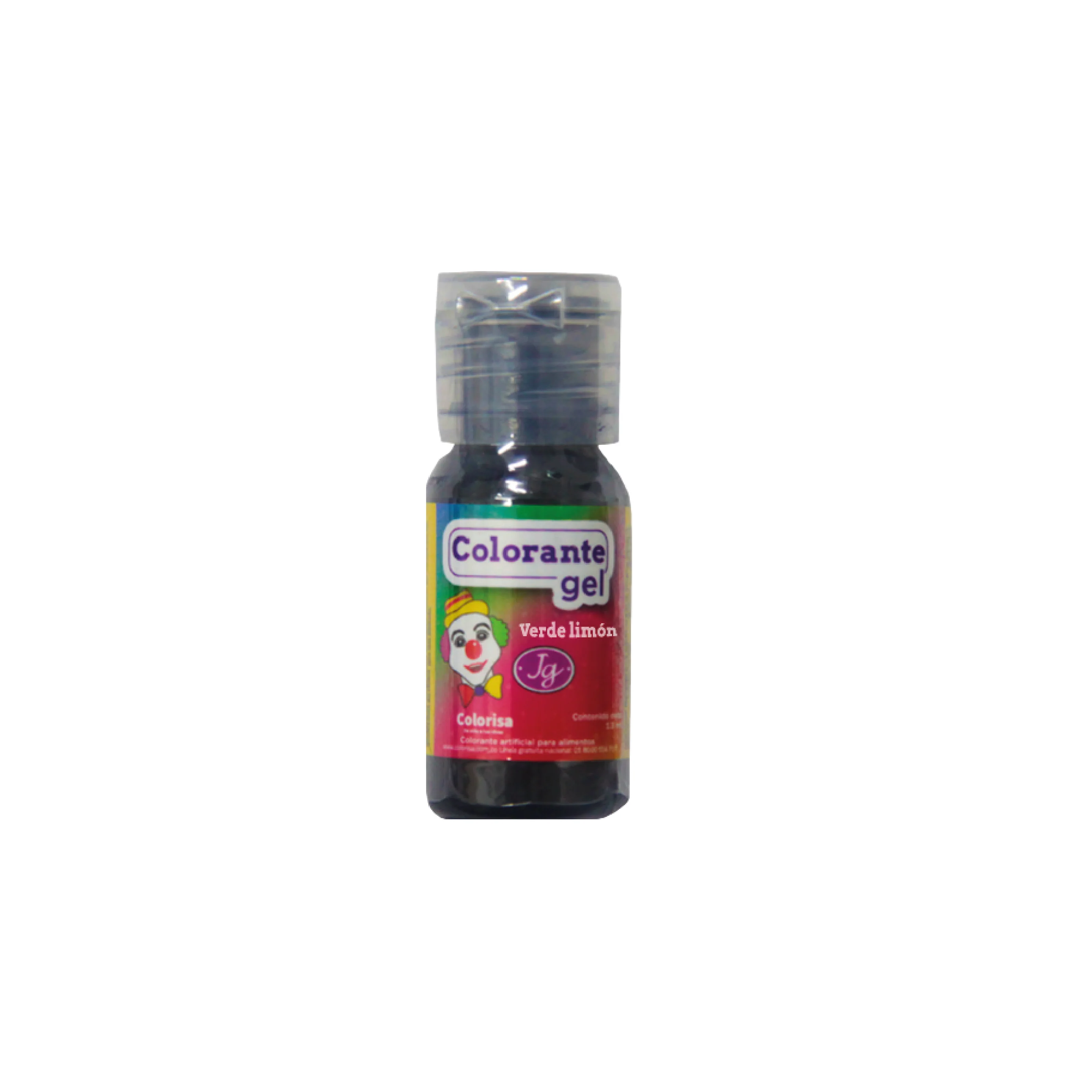 Colorante Gel Verde limón Colorisa 13 ml