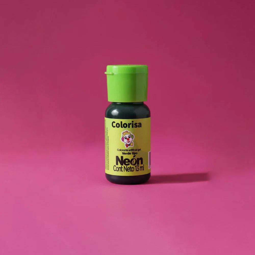 Colorante Gel Verde Neón Colorisa 13 ML
