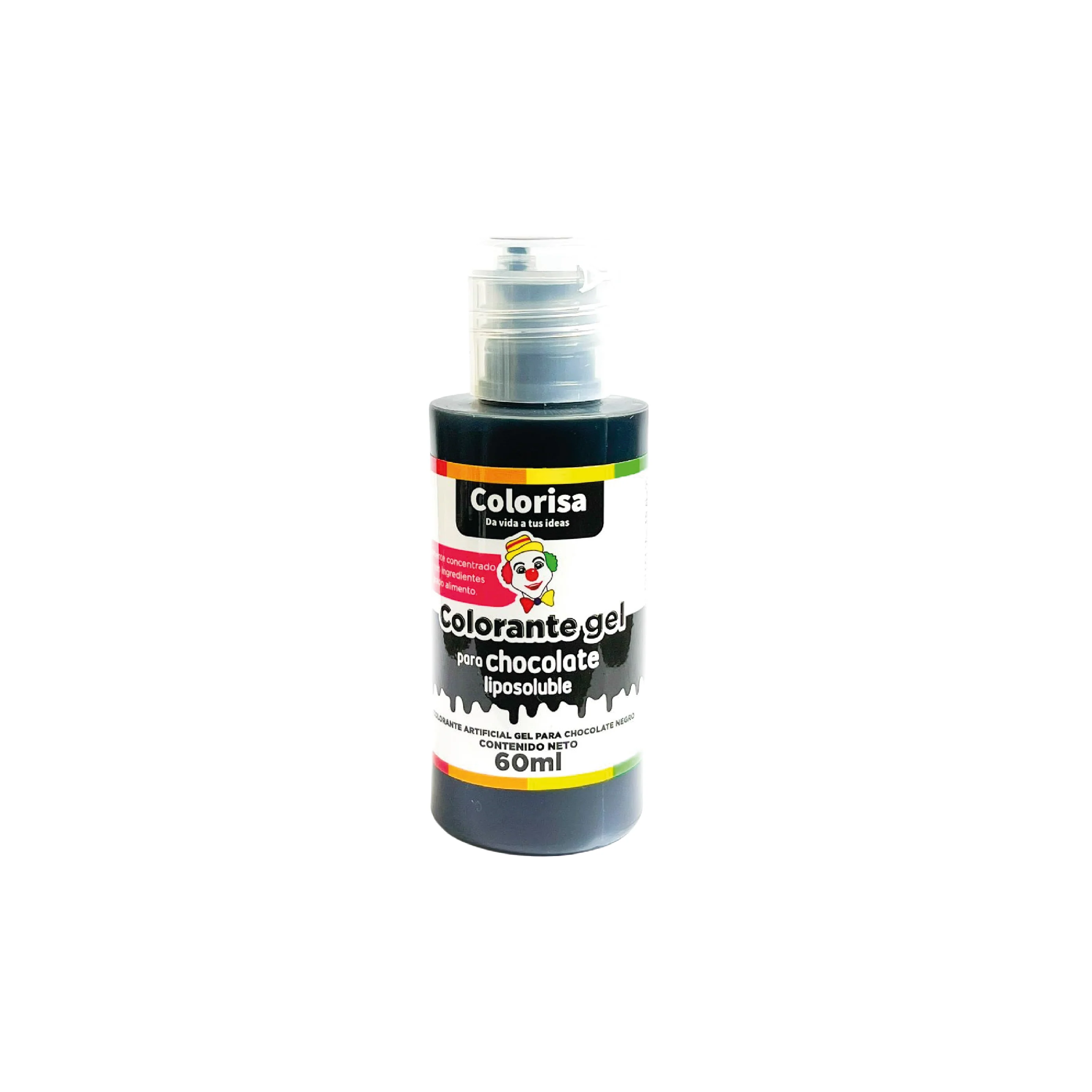 Colorante Negro para Chocolate x 60 Ml Colorisa