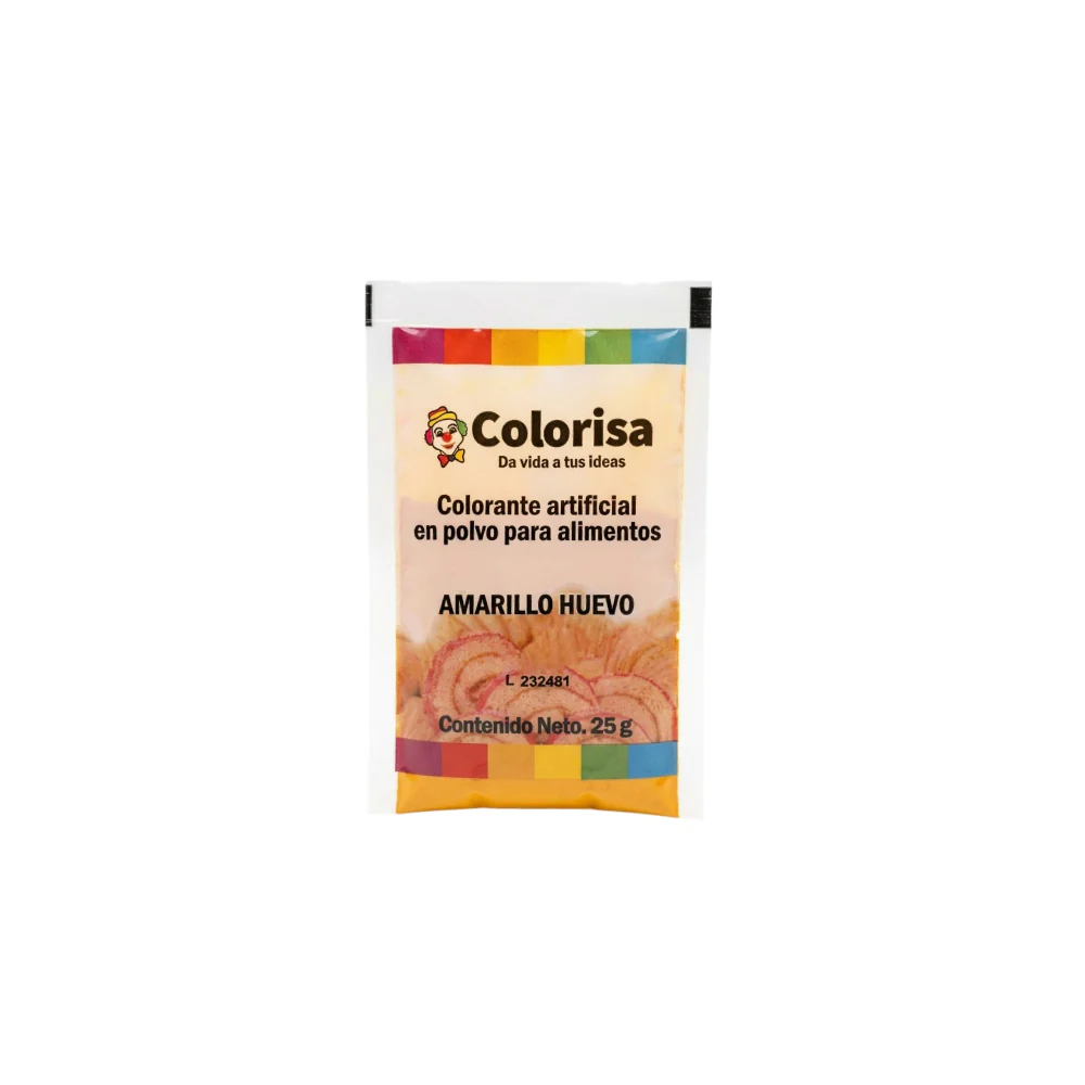 Colorante en Polvo Amarillo Huevo x 25 Gr Carol