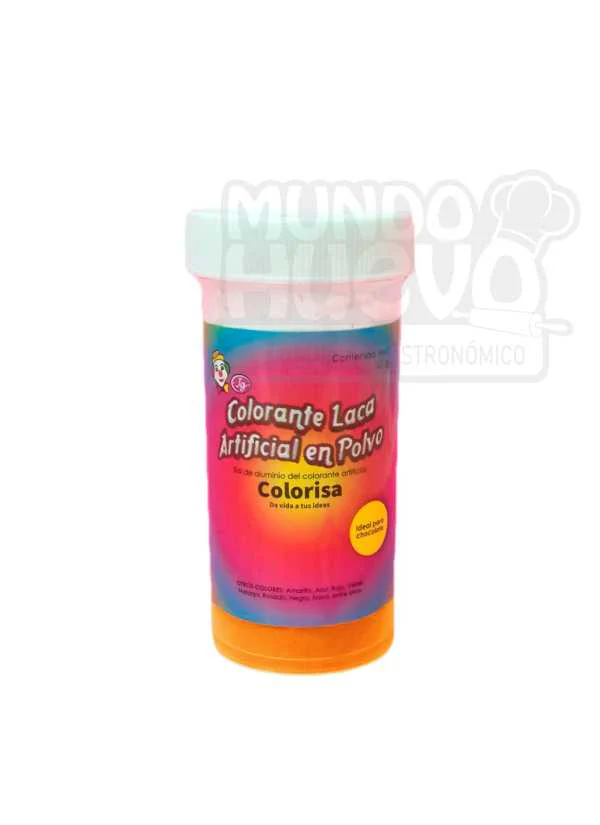 Colorante en Polvo Lacado para Chocolate Naranja x 25 Gr Colorisa - Image 2