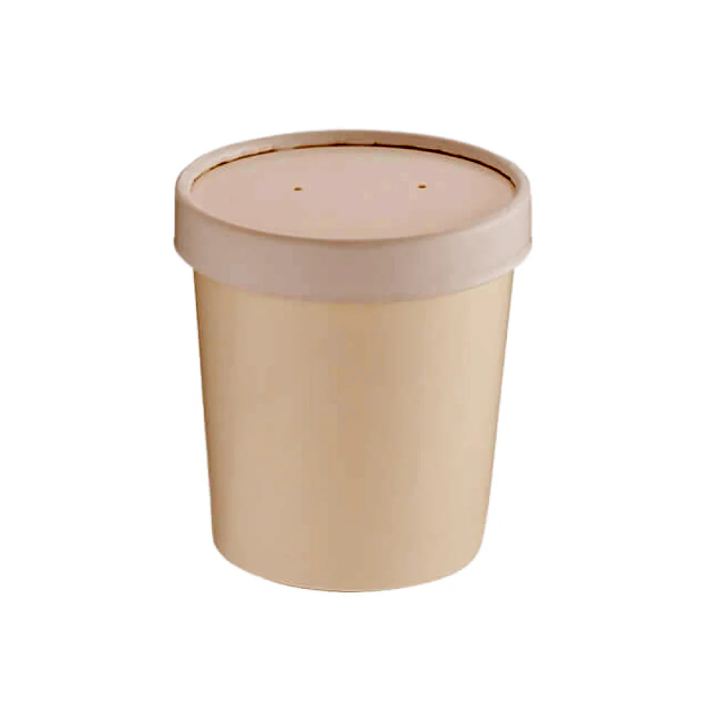 Contenedor Ecológico Con Tapa 16 Oz x 25 unds Darnel