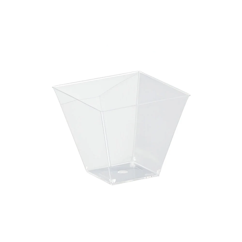 Copa Cuadrada Cristal Petite 24 Unds. Darnel