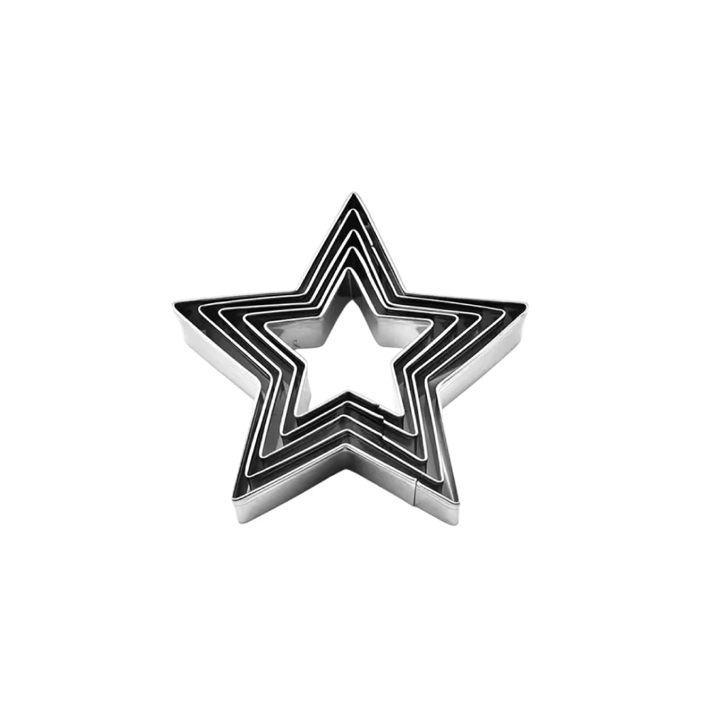 Cortador estrella pequeña 5 unidades