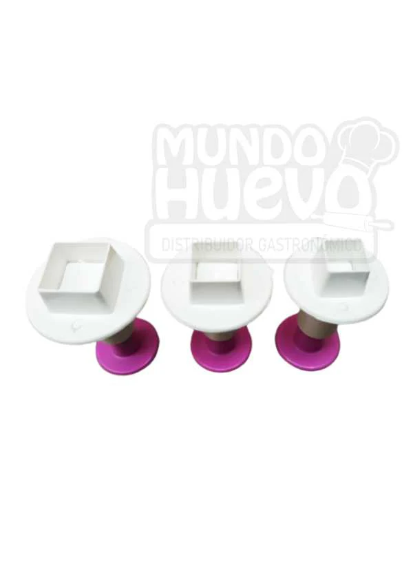 Cortador Impulsado Cuadrado MS X 3 Unds.