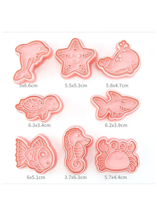 Cortador Push Print Animalitos X 8 Unds. - Image 3