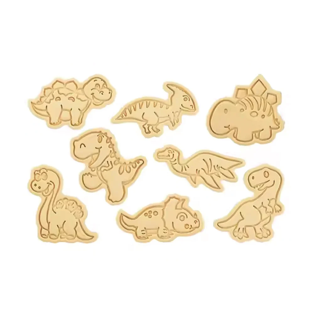 Cortador Push Print Dinosaurios 8 Unidades - Image 2