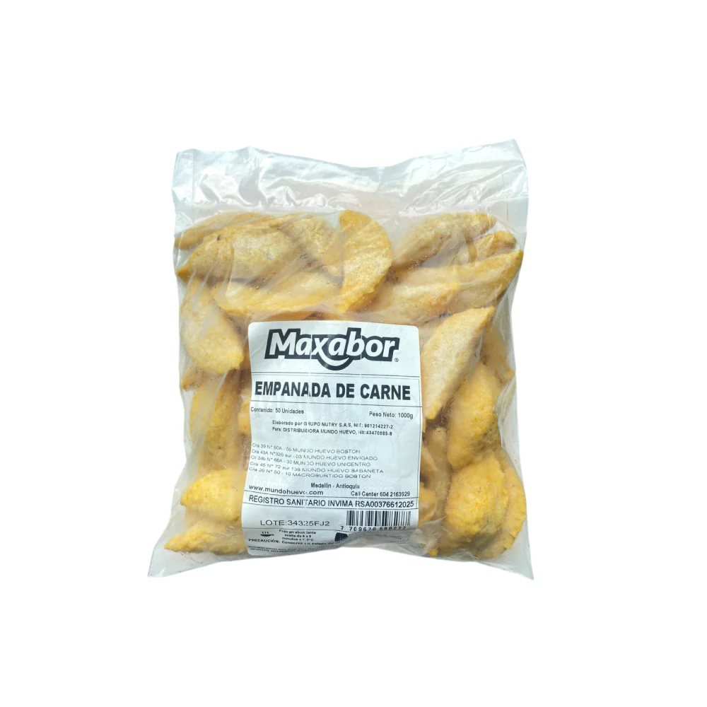 Empanada cóctel carne Maxabor por 50 unds. - Image 2