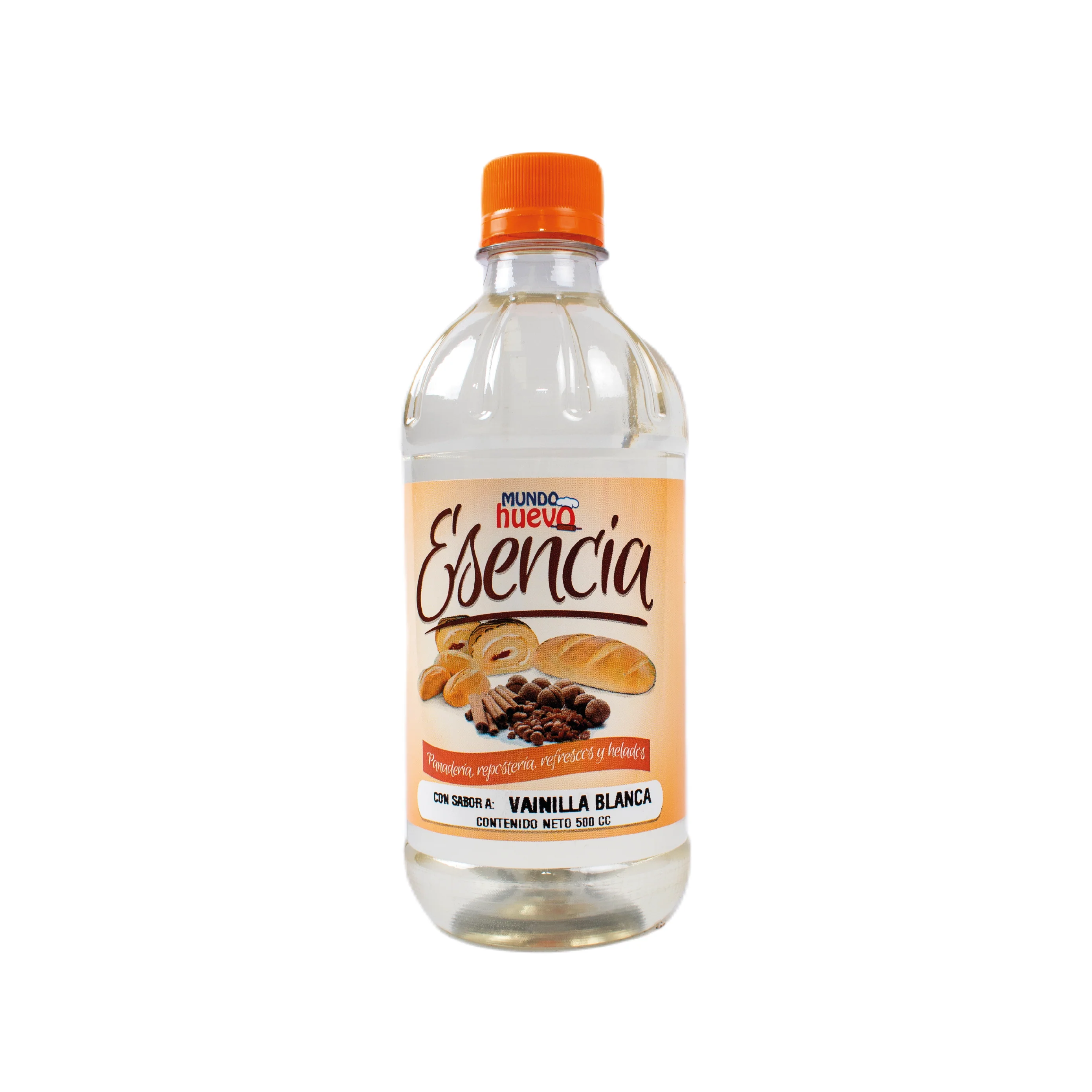 Esencia de Vainilla Blanca Mundo Huevo x 500 Ml