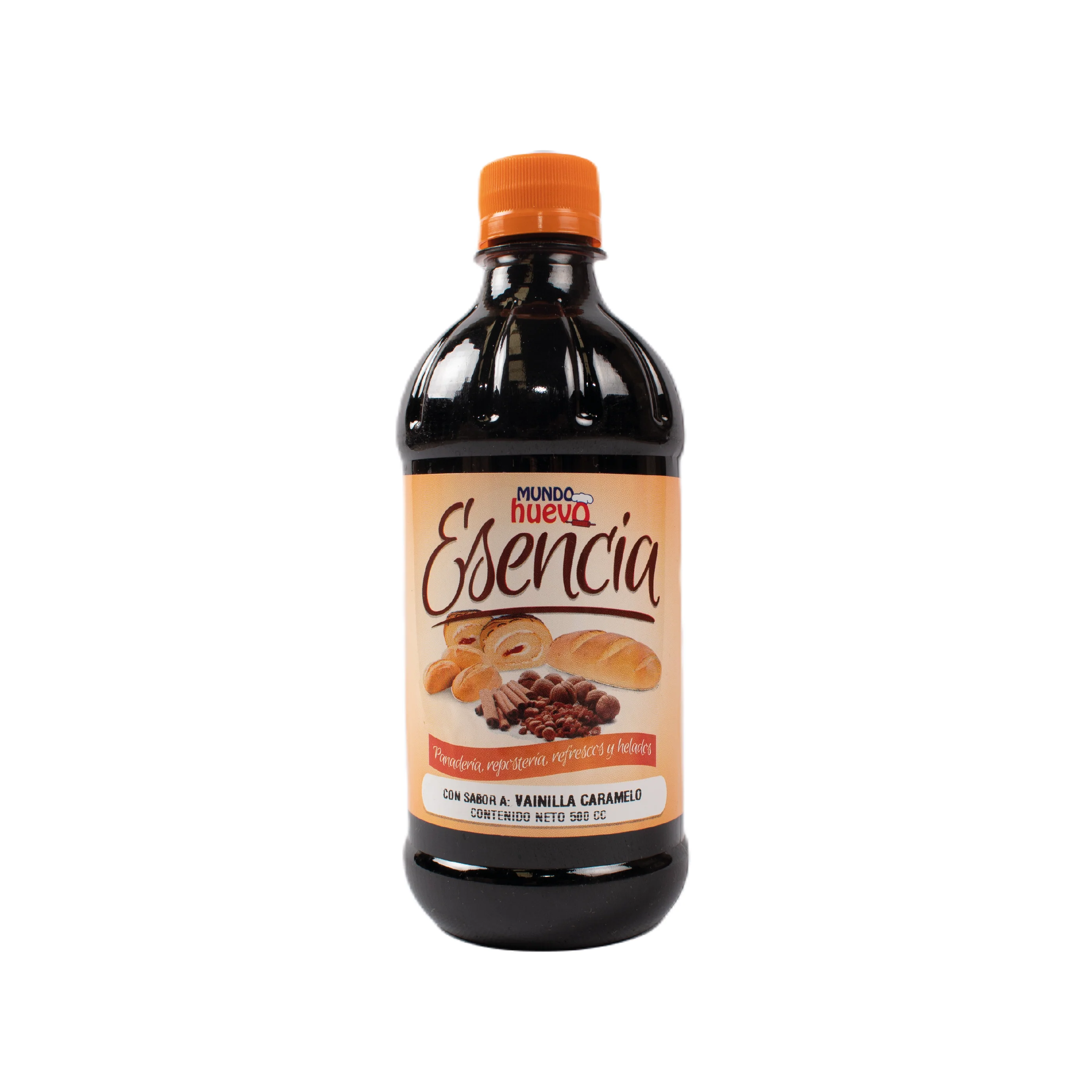 Esencia de Vainilla Caramelo Mundo Huevo x 500 Ml