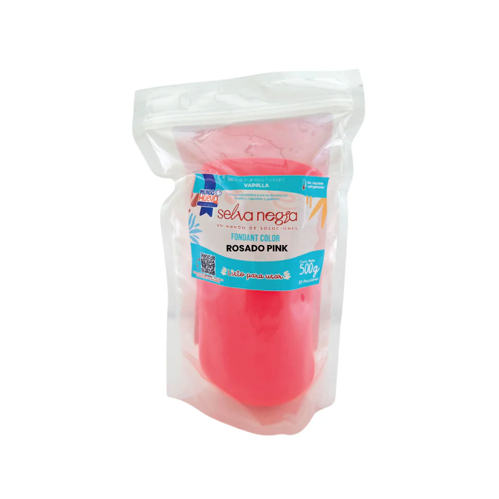 Fondant Rosado Mundo Huevo x 500 Gr