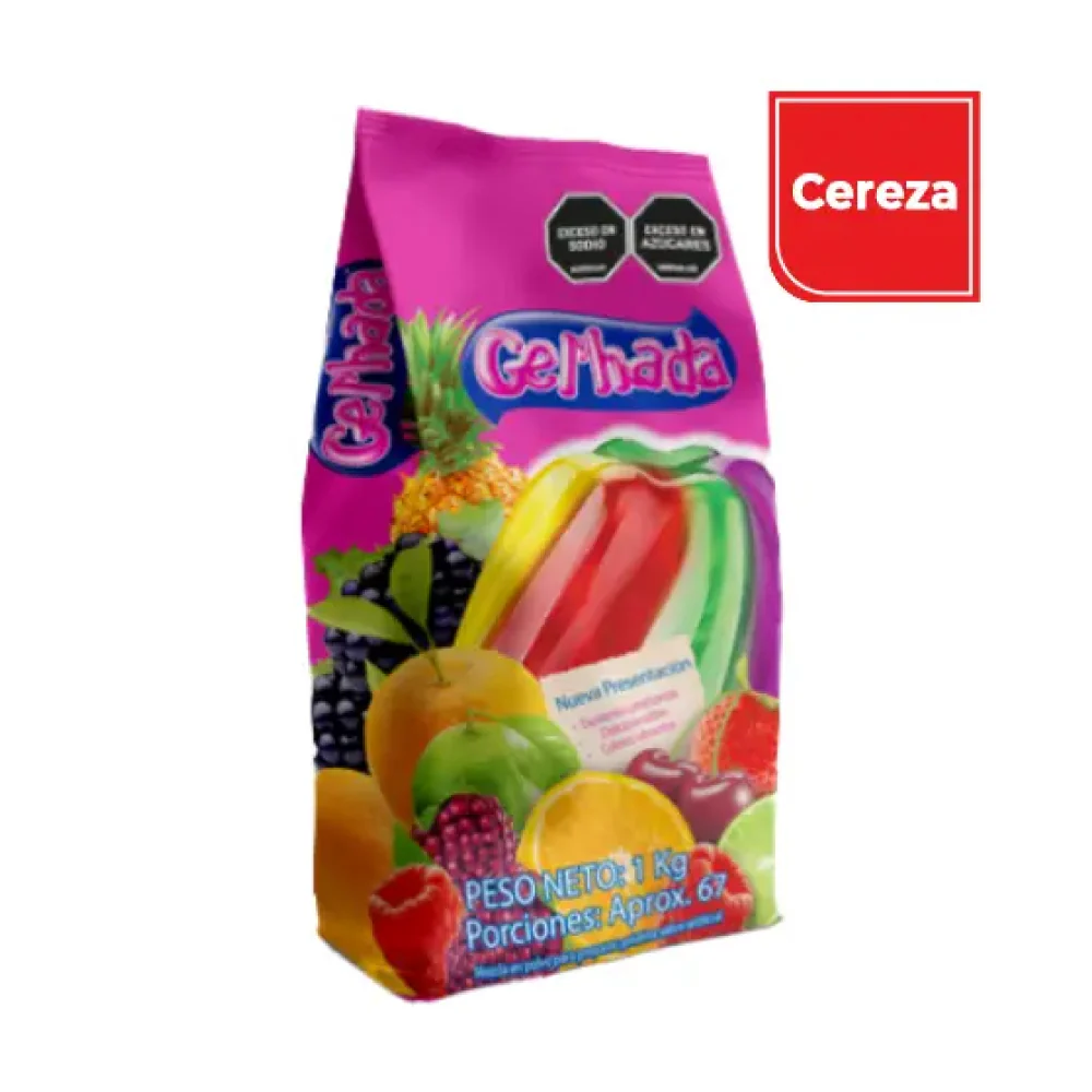 Gelatina Gel´hada Cereza 1 Kg