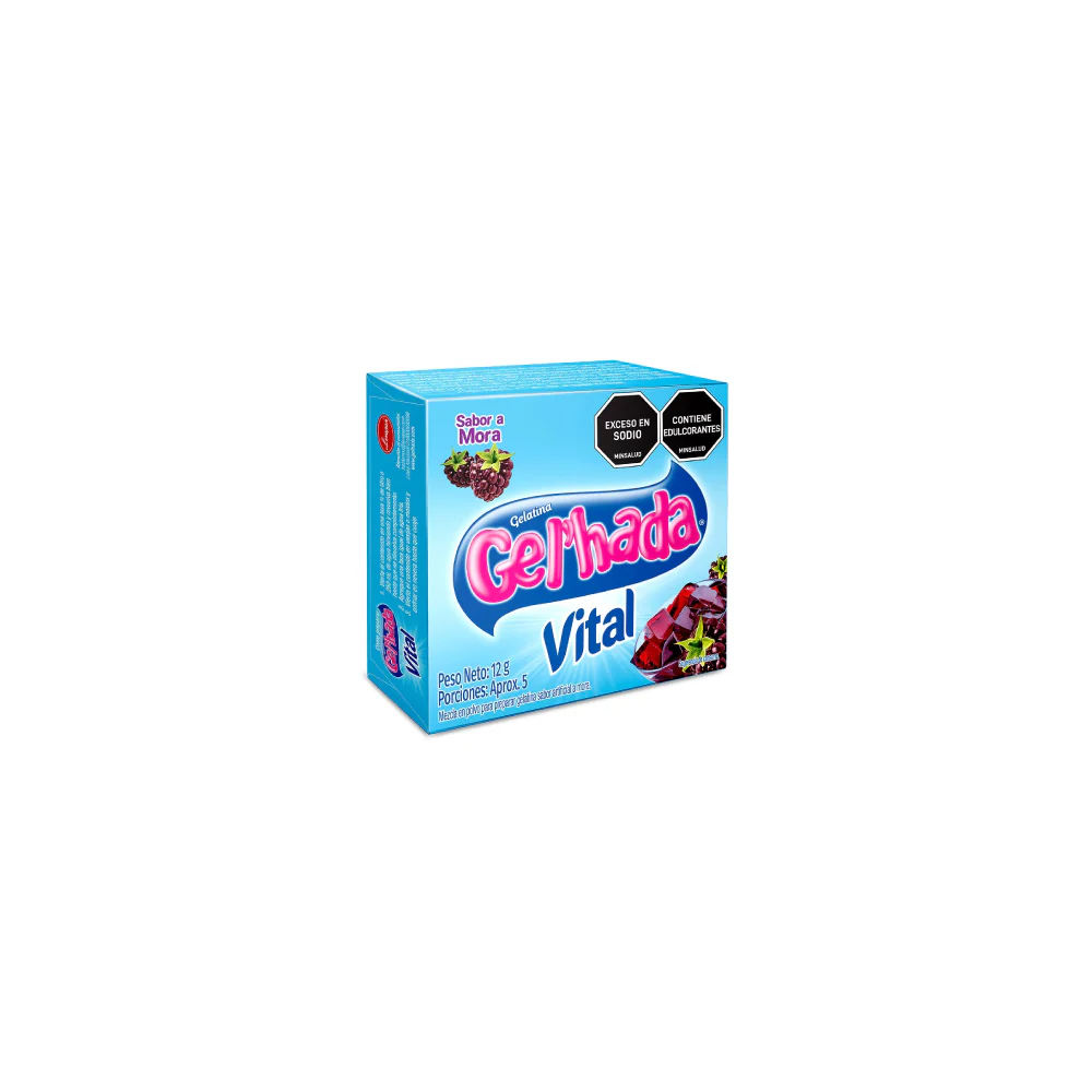 Gelatina Gel´hada Vital 12 Gr