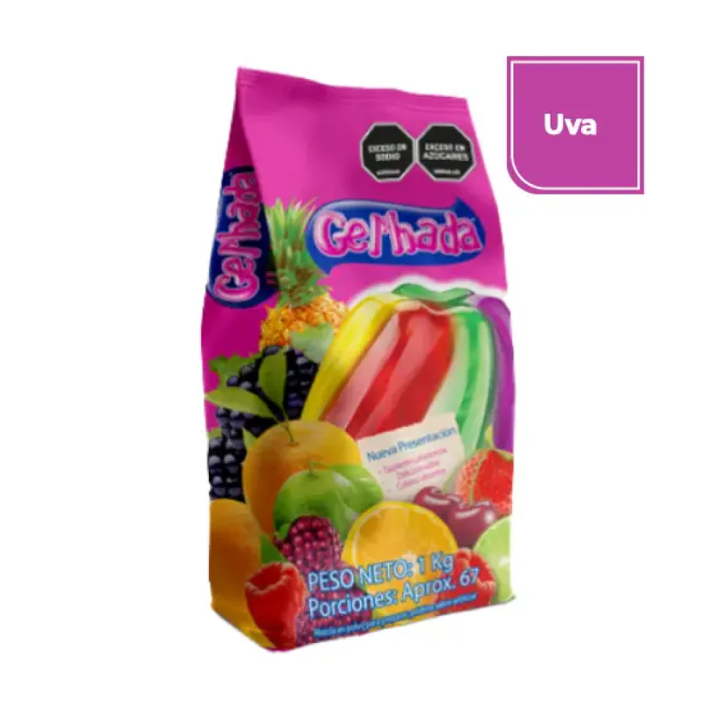 Gelatina Gel'hada Uva 1 Kg