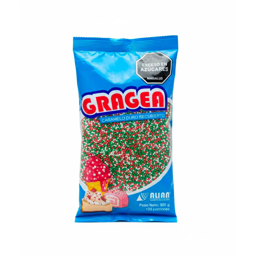 Gragea Navidad N°2 Verde / Roja / Blanca Alian 500 Gr - Image 2