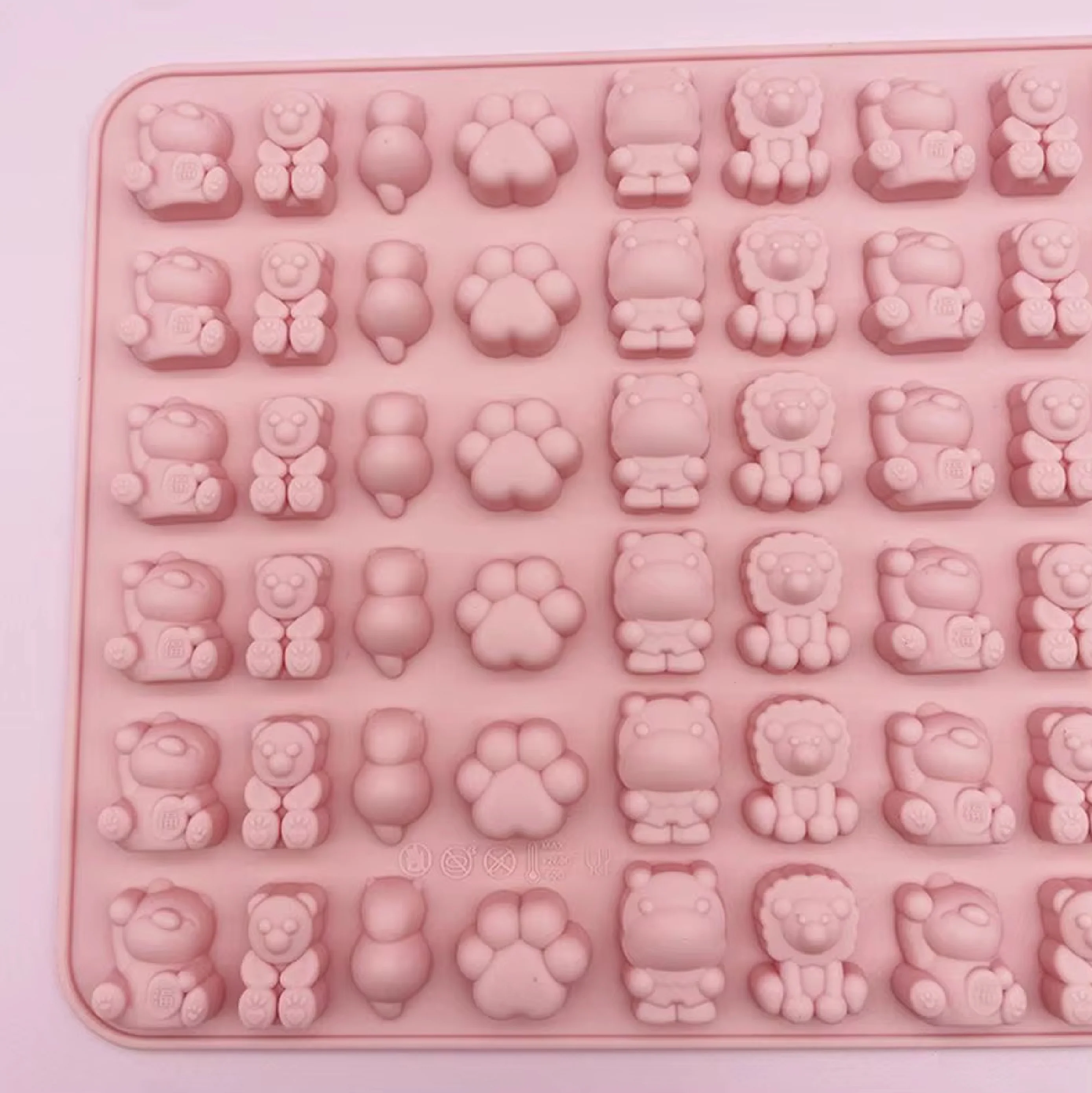 Molde Silicona Mini Animales Selva Negra 60 Cavidades - Image 3