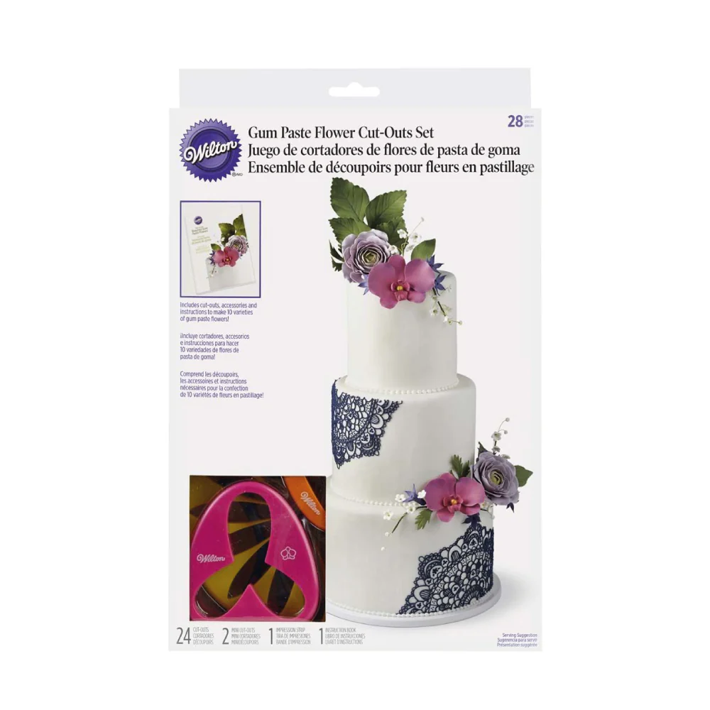 Juego Cortador De Flores X 28 Piezas Wilton