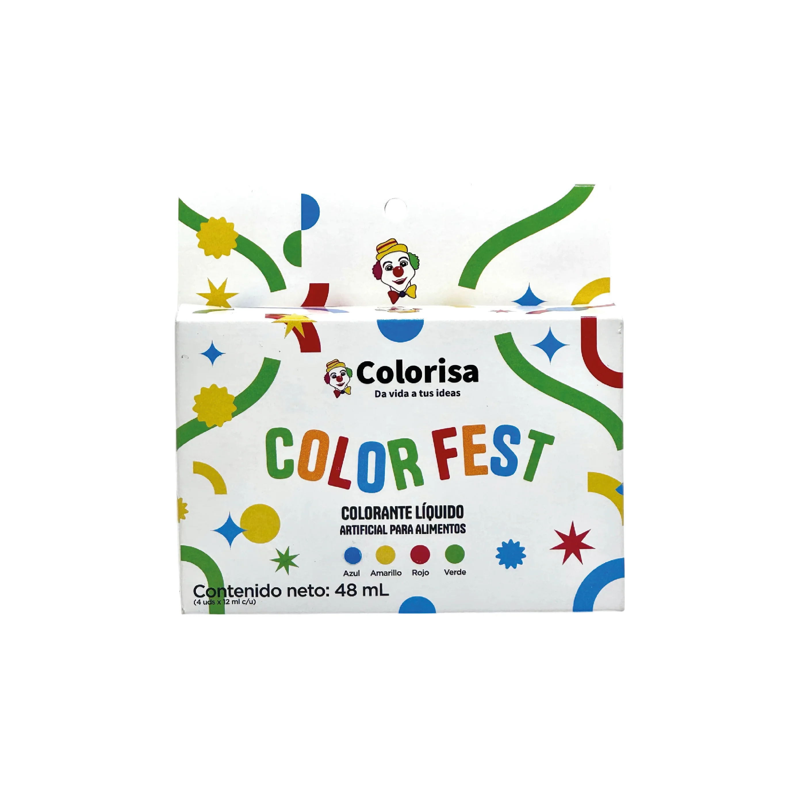 Kit Colorantes Primarios 4 Unds. Colorisa - Image 2