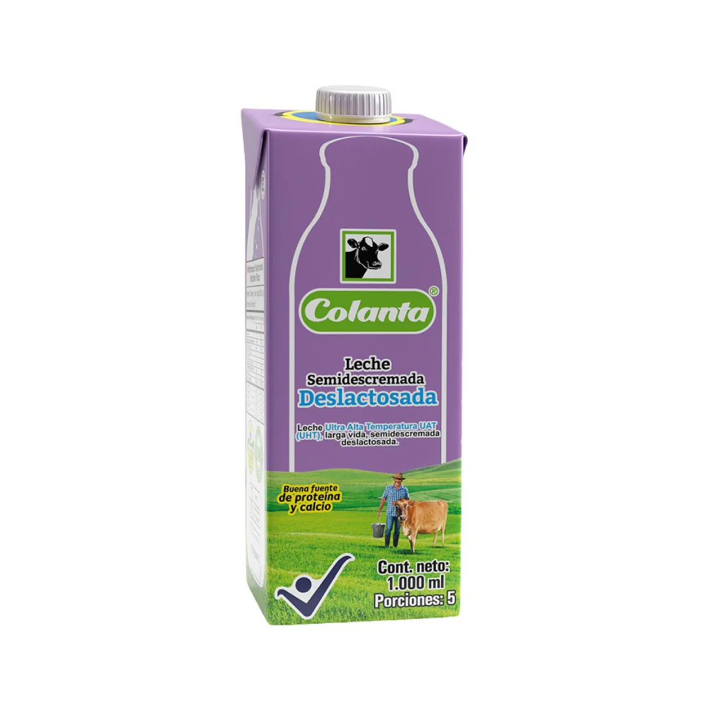Leche Deslactosada Colanta Caja 1.000 ML