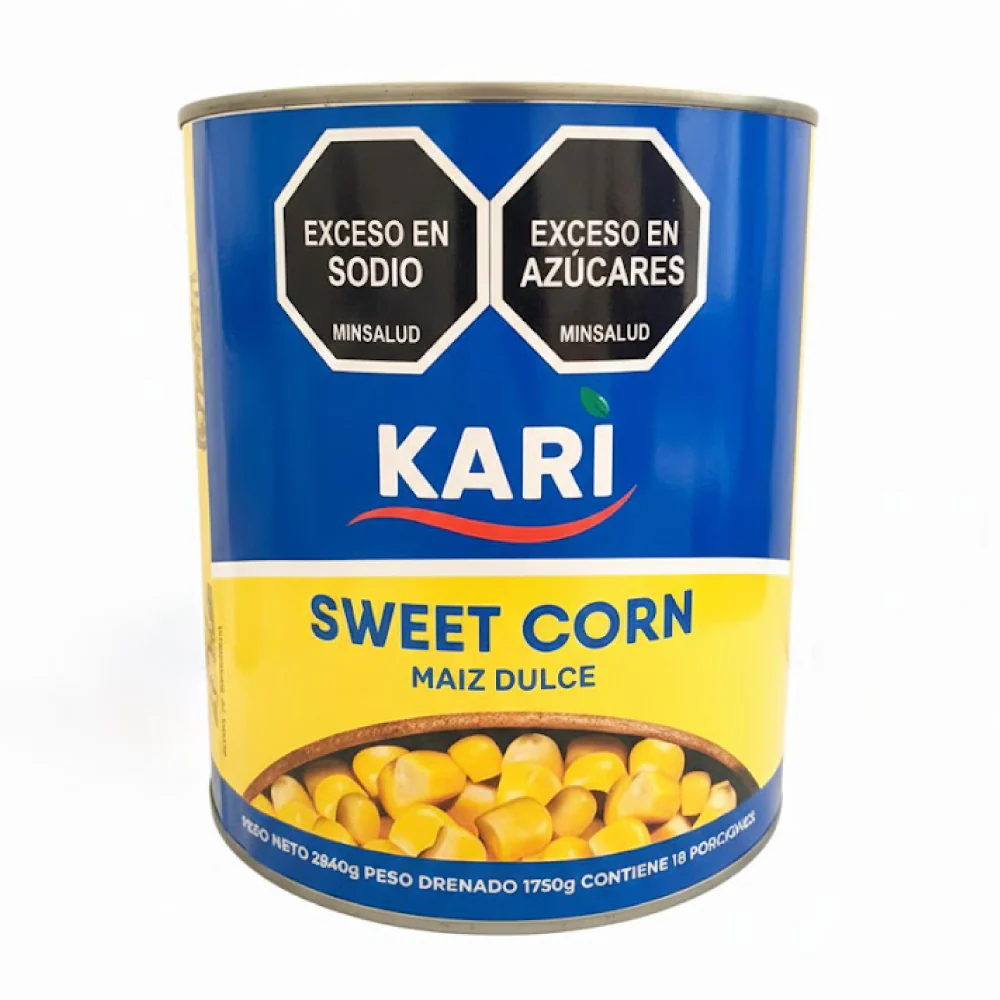 Maíz Tierno Lata Kari 2.840 Gr