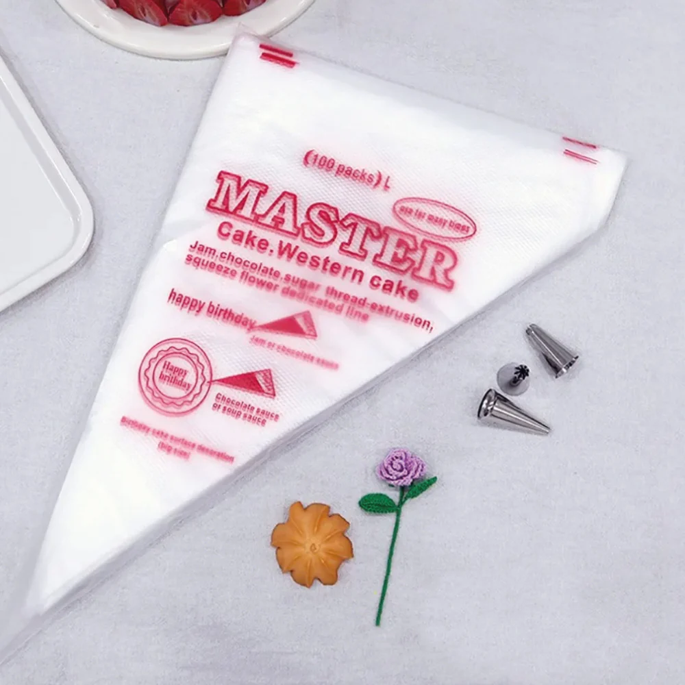 Mangas Pasteleras Desechables Talla L (33 cm) 100 Unidades Master